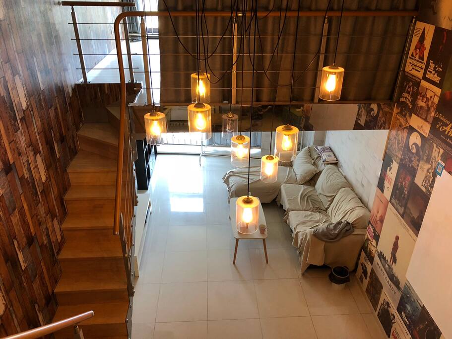 【整租】传媒大学地铁站一居木屋风双层Loft - 베이징의 로프트에서 살아보기, 베이징(Beijing), 중국