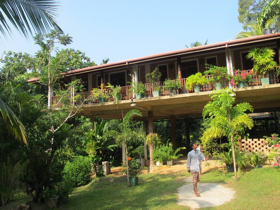 Rooms are located on the first floor