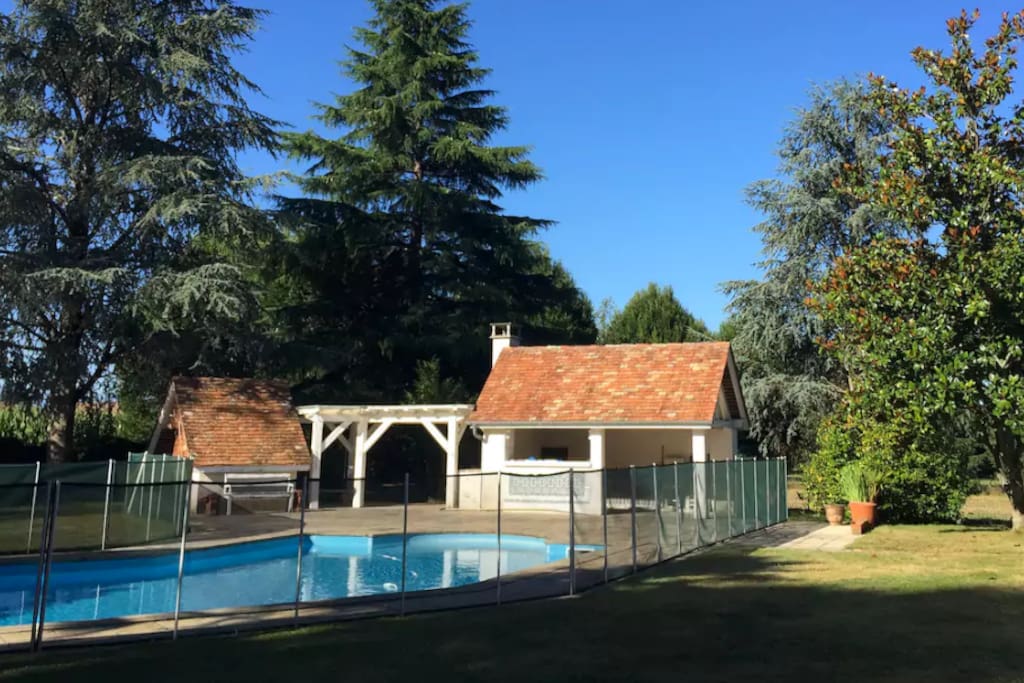 Pool from the gite