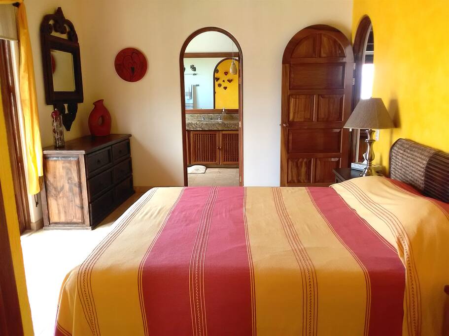 Master bedroom with ensuite bathroom