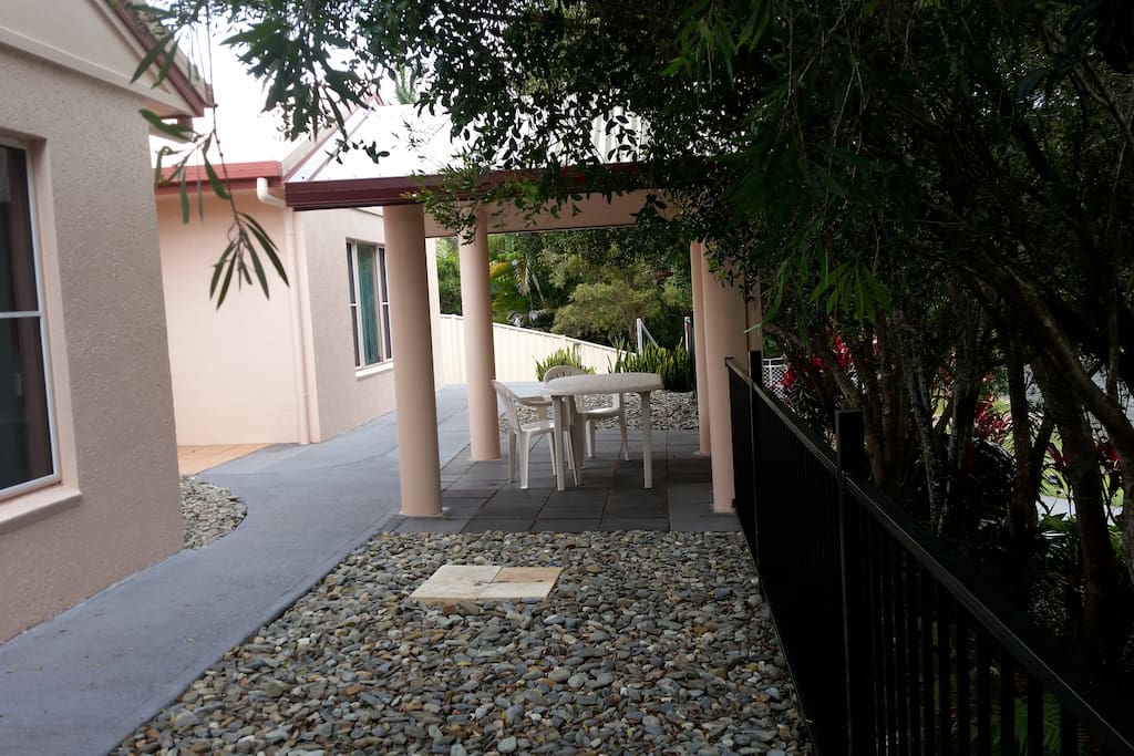 Relaxing outdoor area