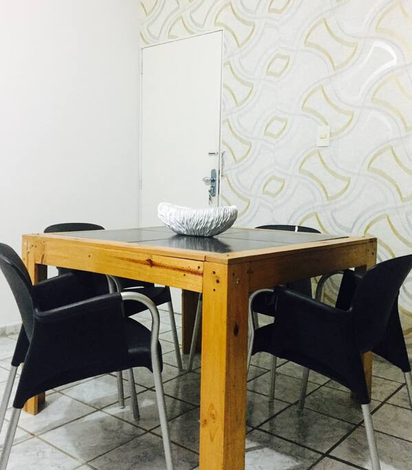 Ambiente para apreciar uma boa alimentação e alguns momentos de conversa.