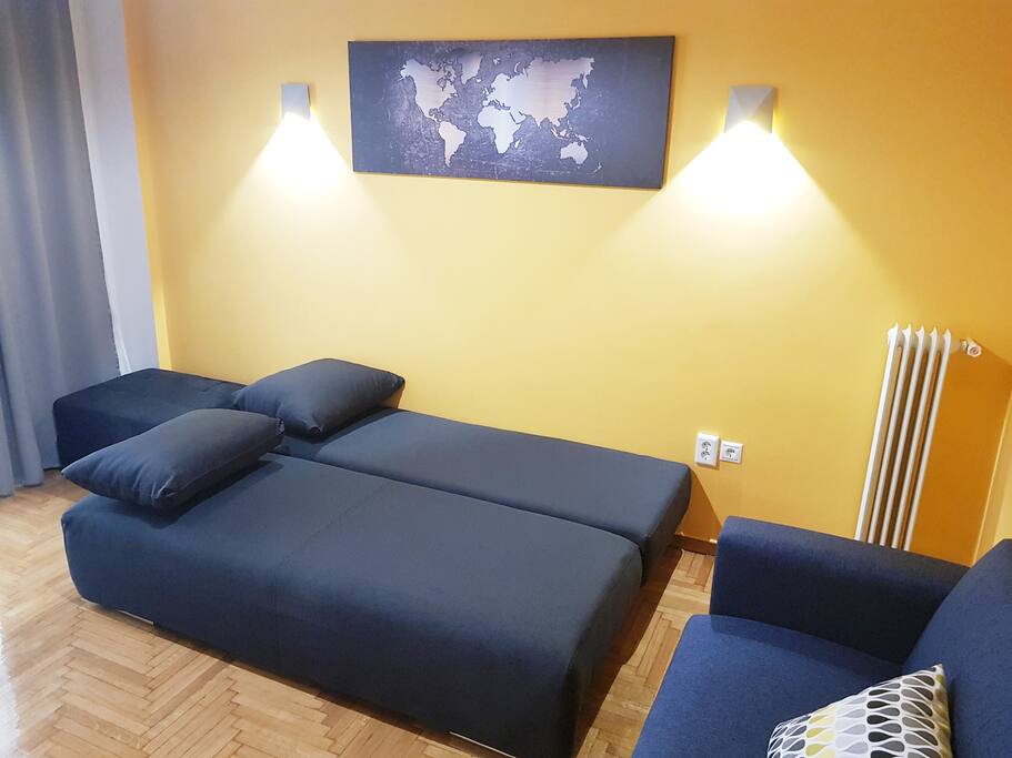 Sofa bed in the livingroom