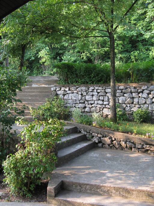Main access to the house