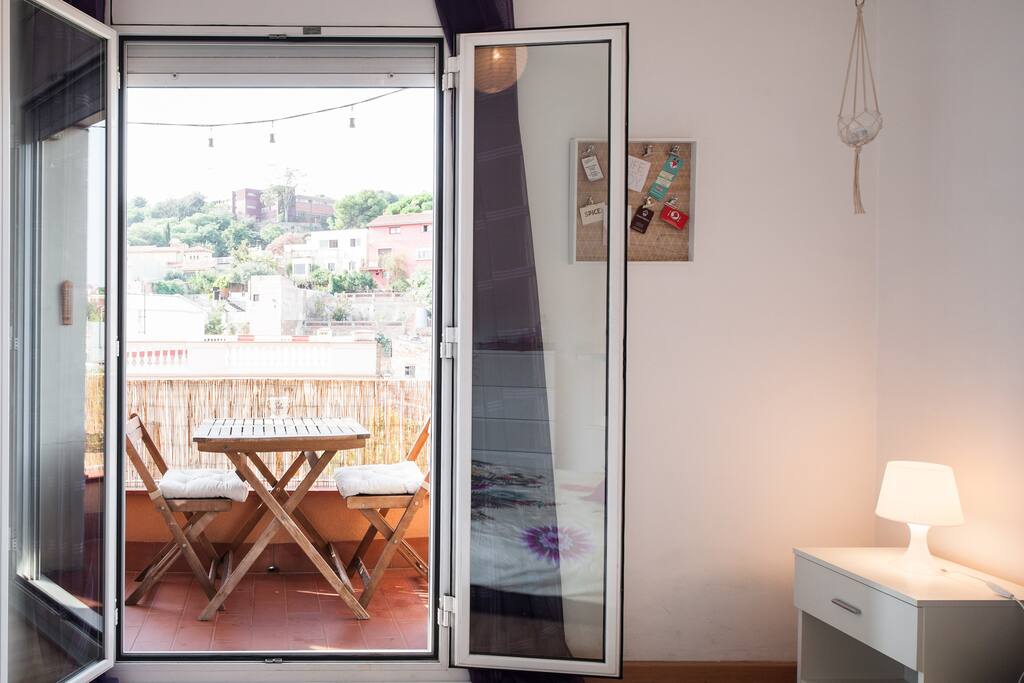 Your room with the balcony