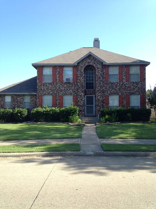 Front view of our home. Plenty of street parking available.