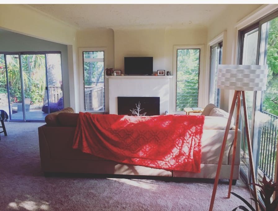 Living room out to deck