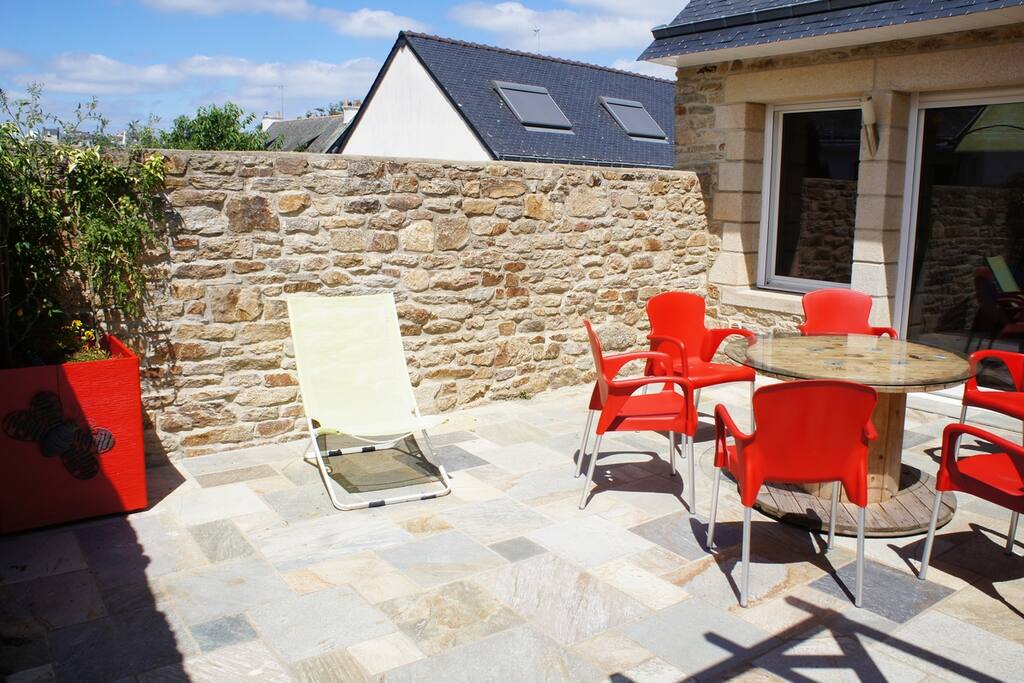 Terrasse sud ouest ...
