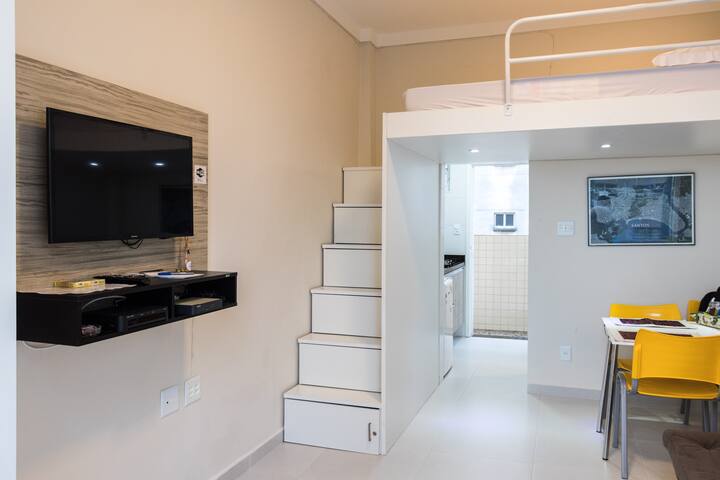 Apto. Completo ao Lado da Praia SANTOS - BOQUEIRÃO