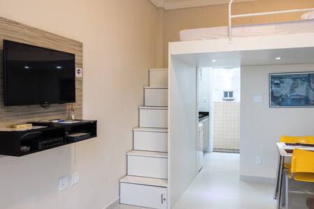 Apto. Completo ao Lado da Praia SANTOS - BOQUEIRÃO