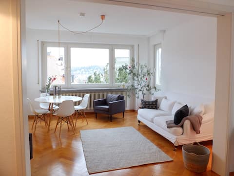 Sunny old building apartment in the west of Stuttgart