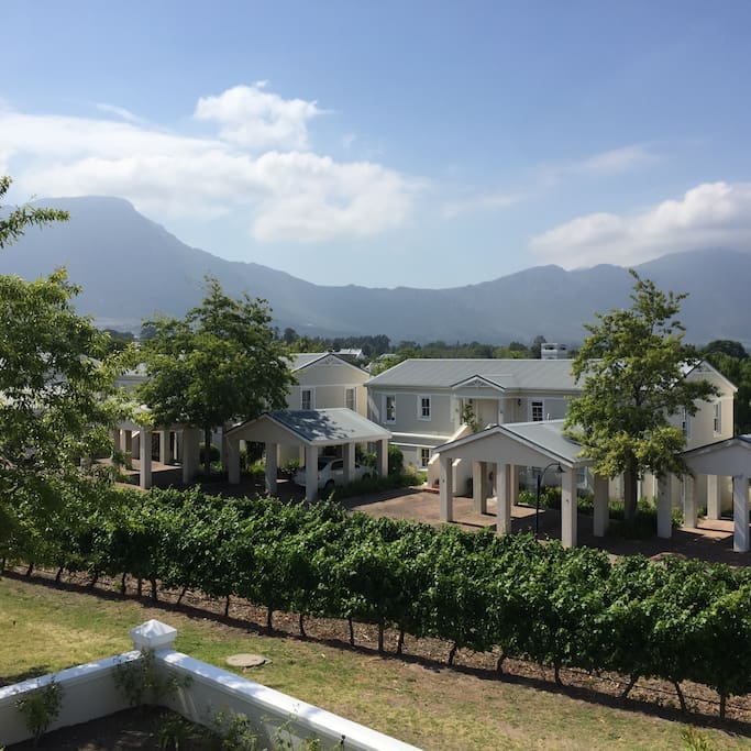 mountain views from balcony