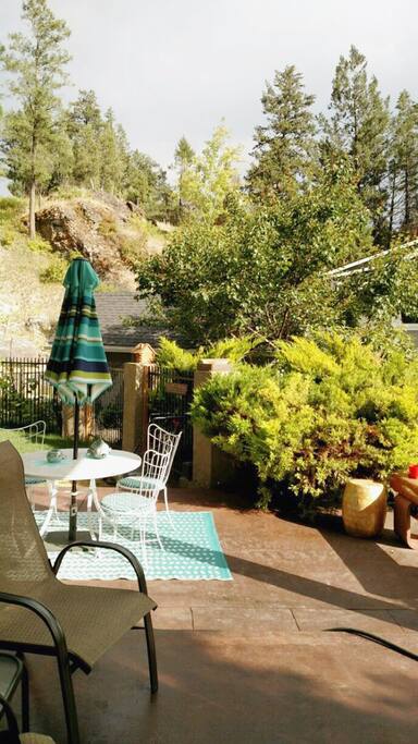 Outdoor space in back of house
