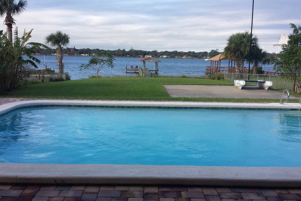 View from pool