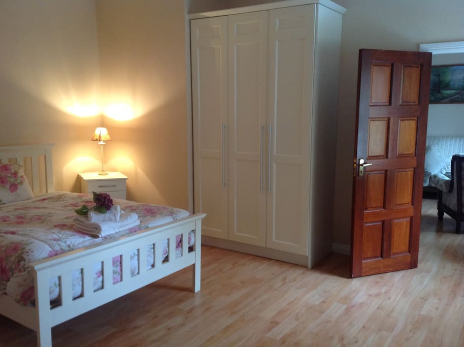 Bedroom and wardrobe