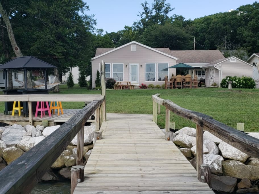 Enjoy the pier and outdoor spaces