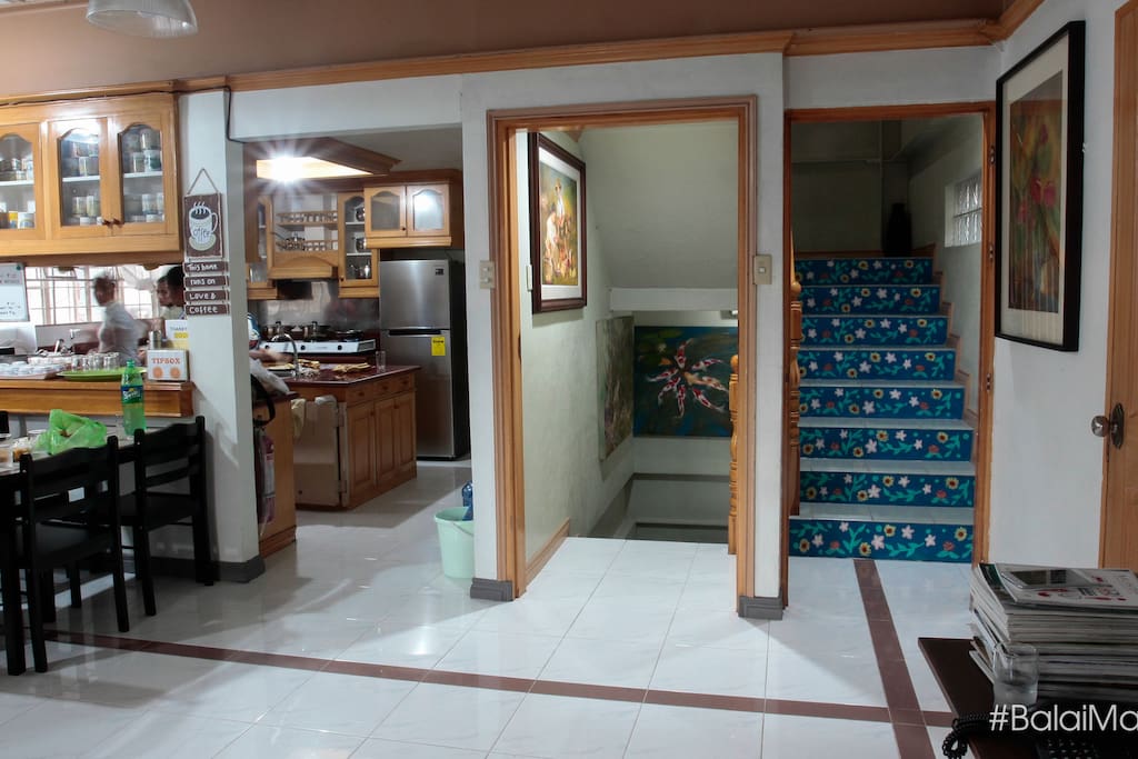 Dining Area and Kitchen are located on the second floor for Balai Martina