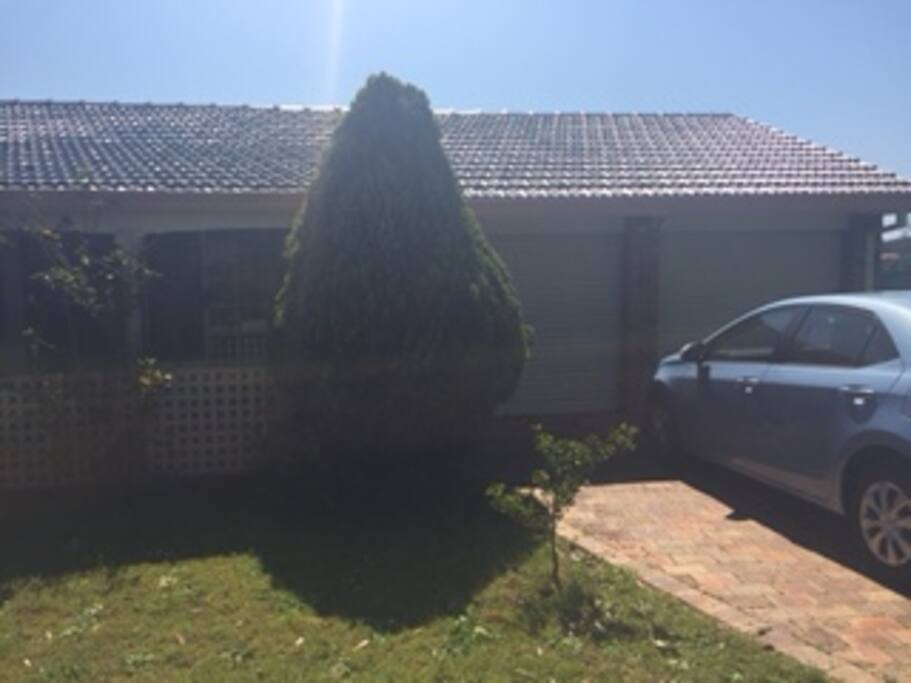 Front entrance of the house