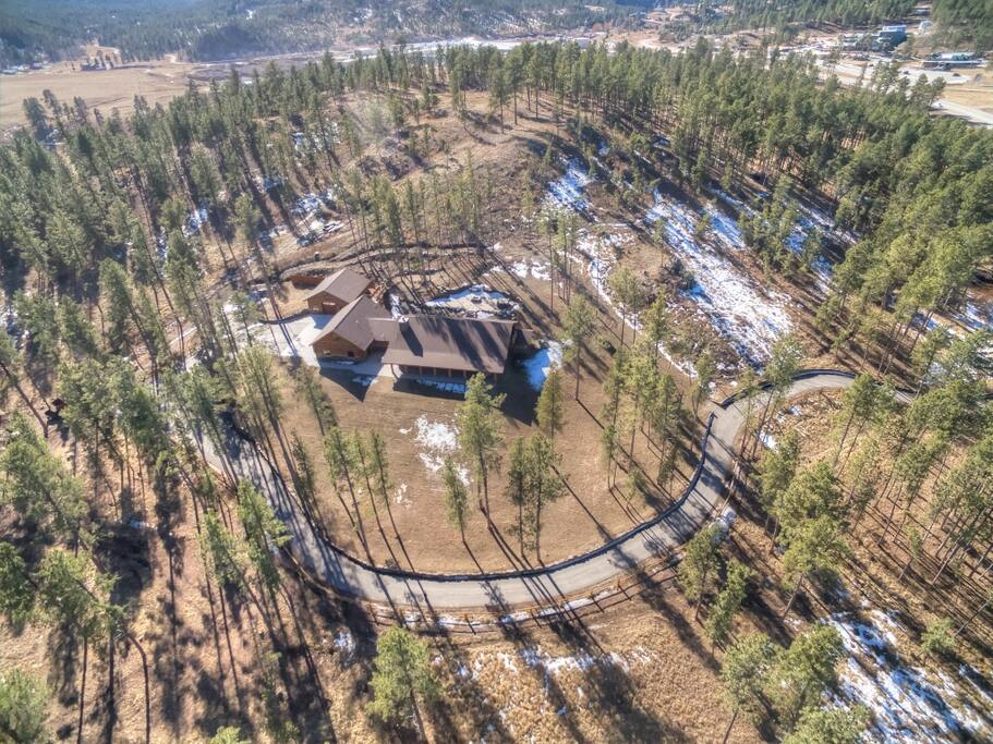 Drone View of Cabin