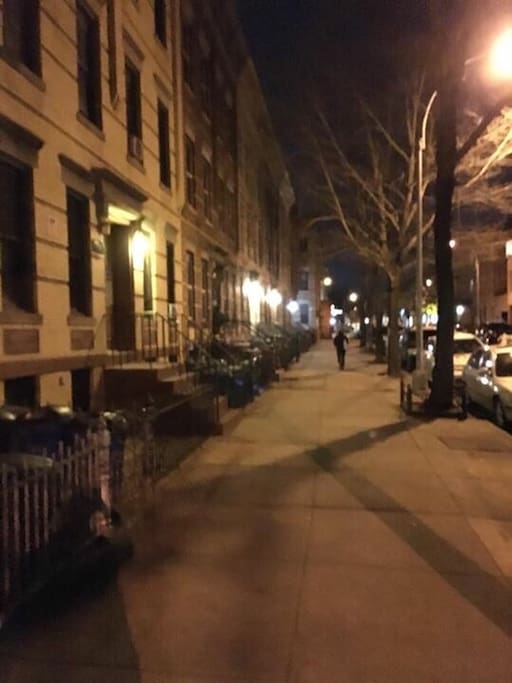Nice, safe neighborhood. Bars new and old around the corner.