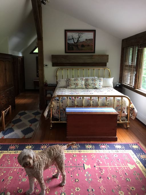 Master bedroom 1 with ensuite bathroom and spectacular river views