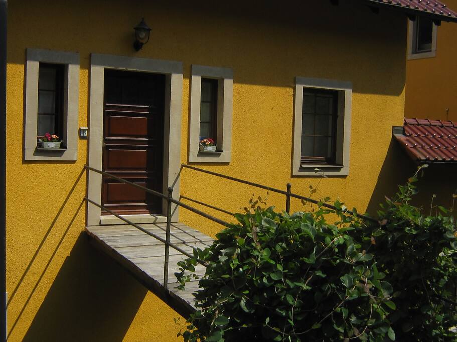 Eingang zum Ferienhaus