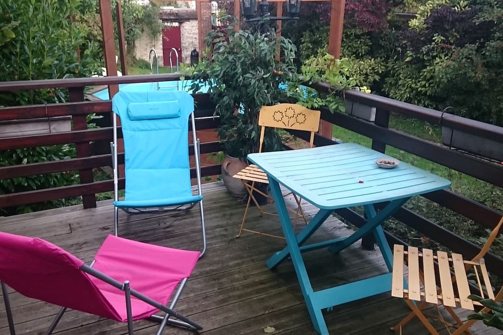 Terrasse pour fumer
