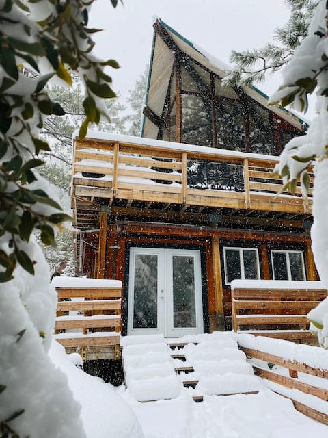 Enchanted Forest A-Frame, Sauna, Hiking, Stars!