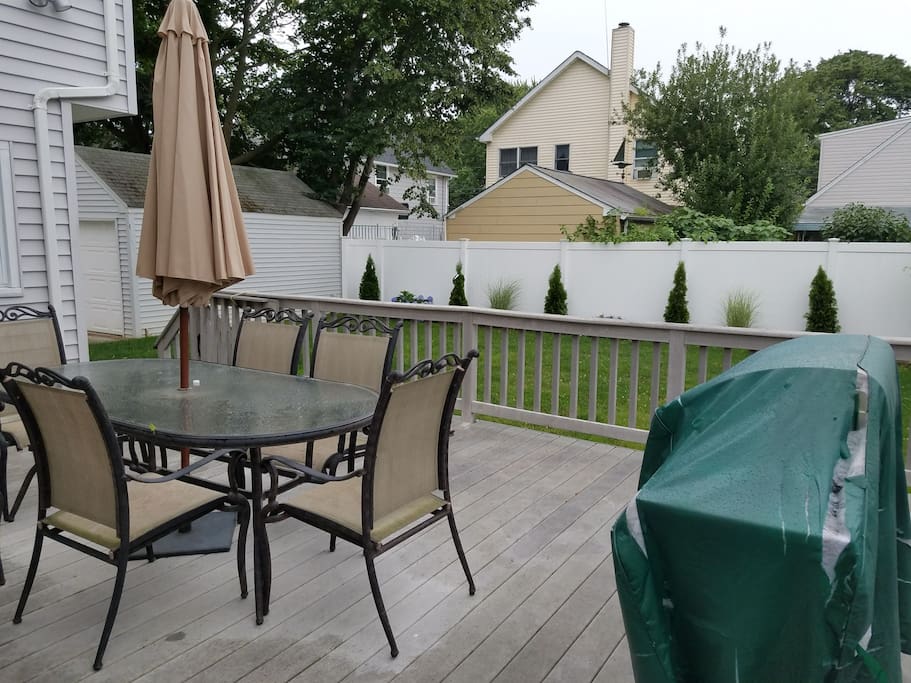 Deck and Yard