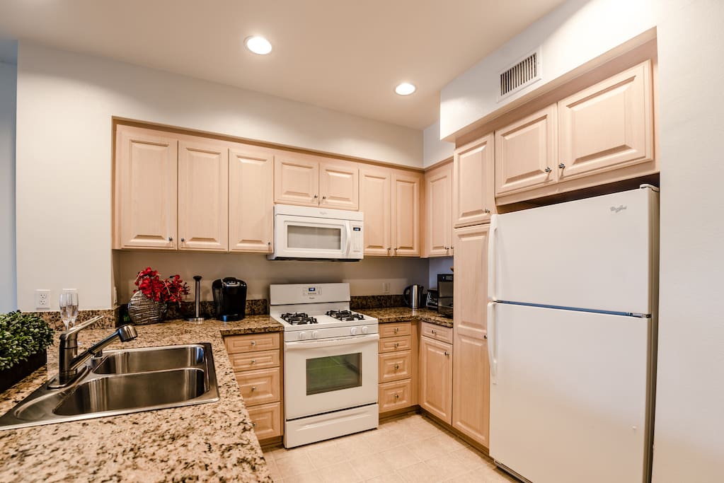 Open Kitchen with Brand New Appliances