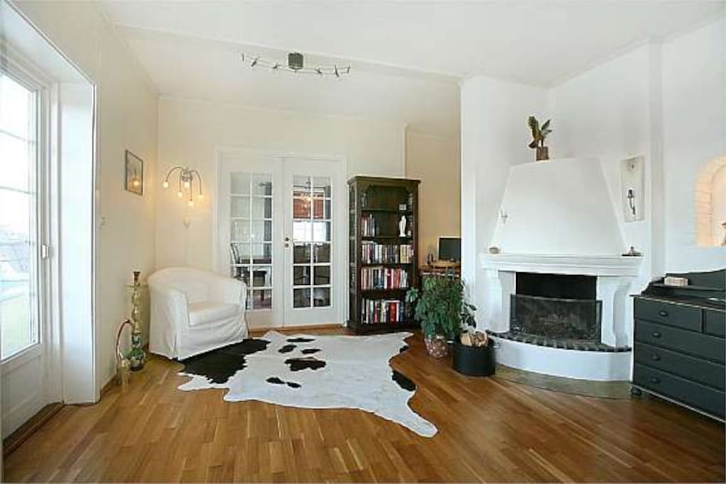 The living room (the furniture is different now)