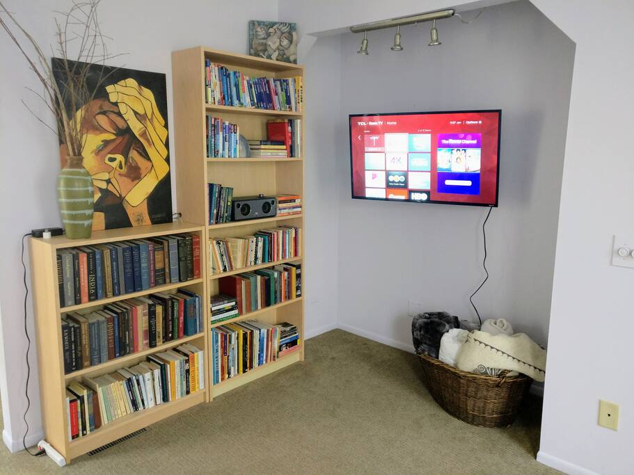 We've got a TV in the unit, equipped with a Netflix account all ready to go.