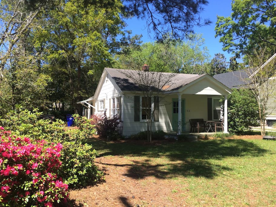 A little bit of southern charm on corner lot in Old Mount Pleasant.