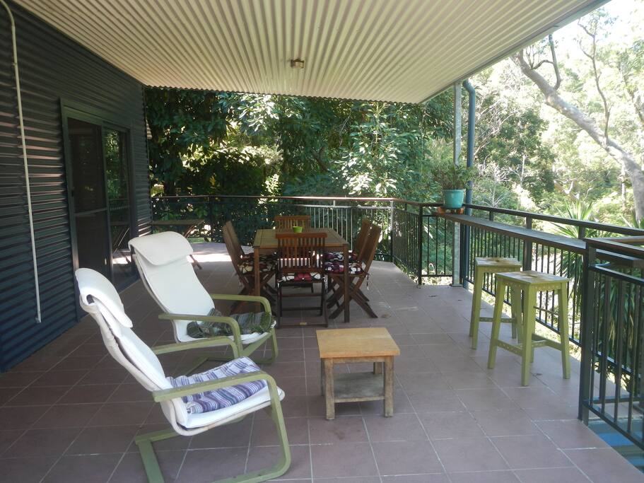 Back deck - multiple seating options