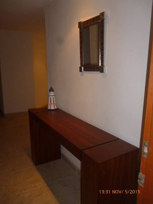 Entrada al departamento.