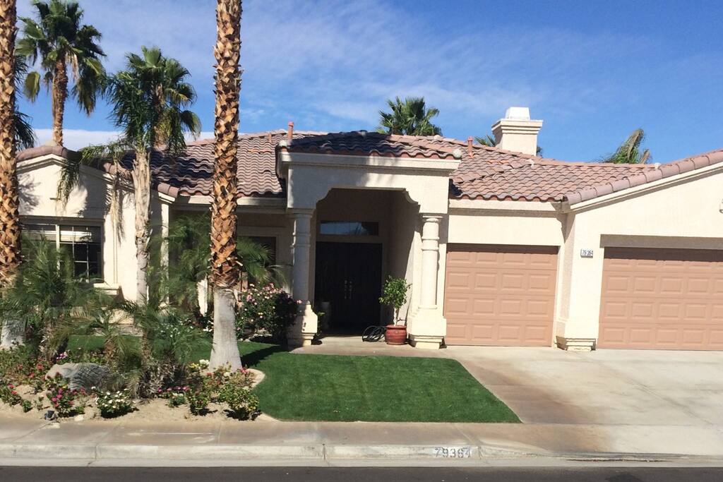 Front view of house.