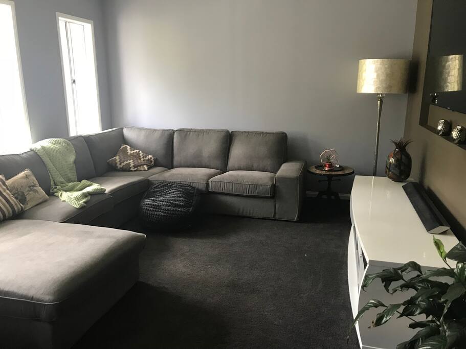 Media room close to guest bedroom and available for use by guests.
