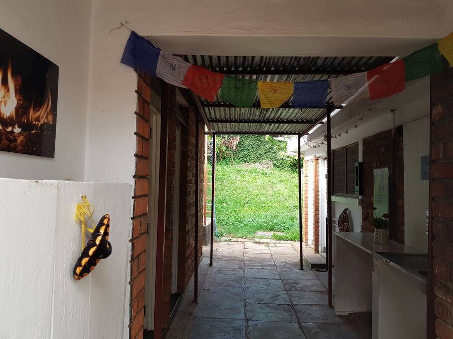 separate and independant entrance.