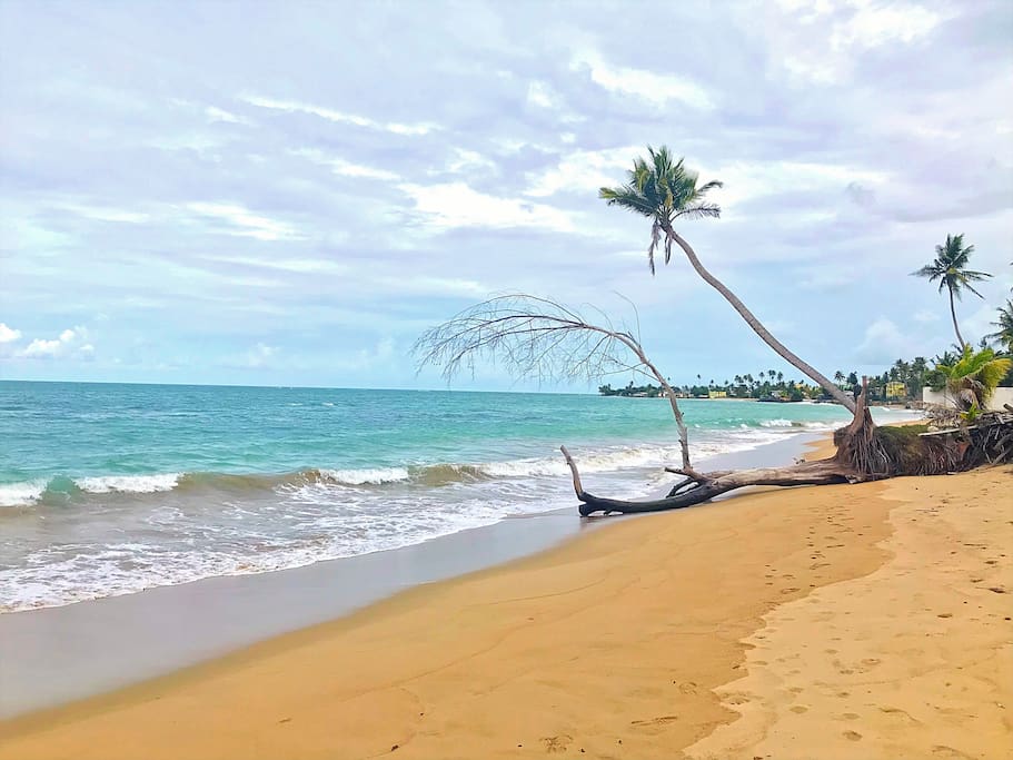 Just steps away, Our private beach on October 15, 2018