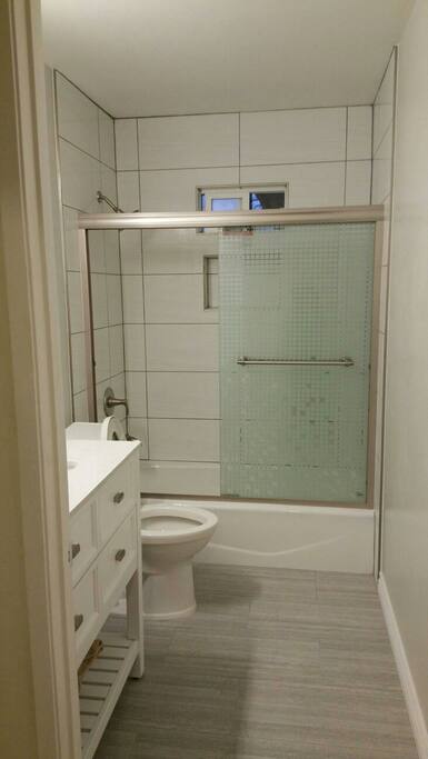 new remodeled restroom