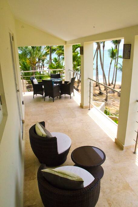 Huge Terrace on the Beach