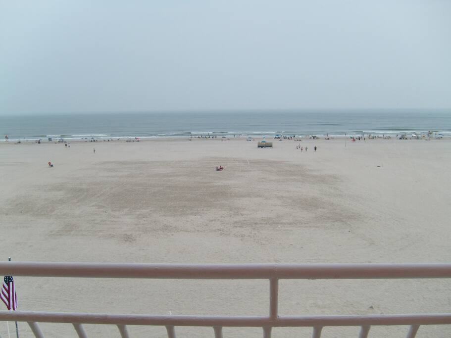 large spacious beach