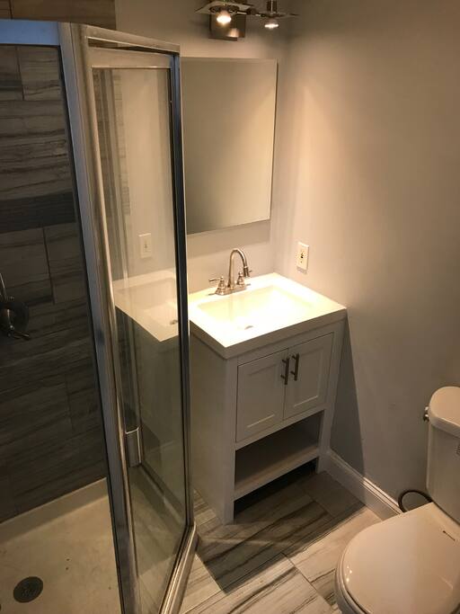 Hallway bathroom
