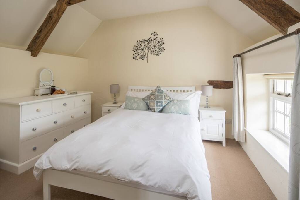Light and airy master bedroom