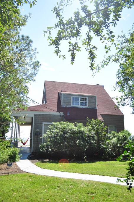 Walkway to the house.