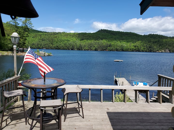 Adirondack Waterfront Cabin on Eagle Lake Cabins for Rent in