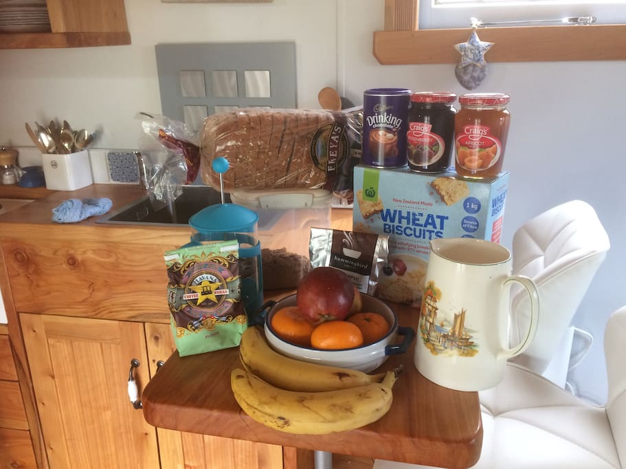 Breakfast supplies , included in tariff