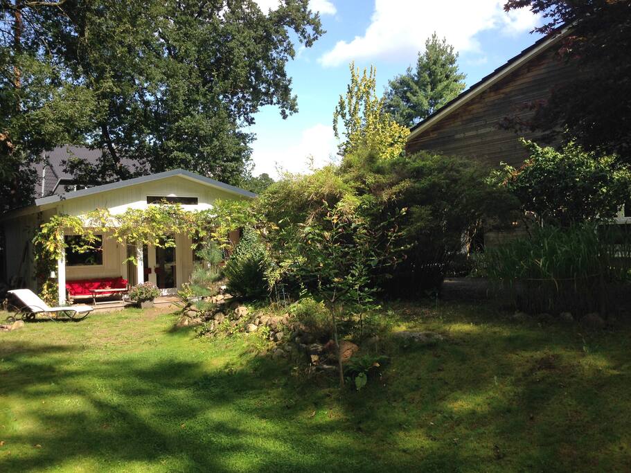 Blick vom Garten aus