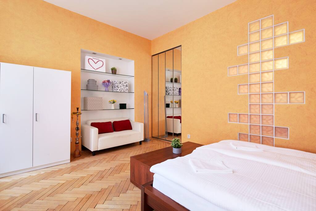 Bedroom with wardrobe