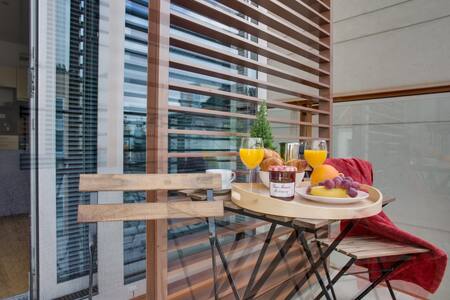 Sunny apartment with two balconies